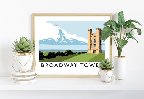 Broadway Tower By Artist Richard O'Neill - 11X14” Art Print