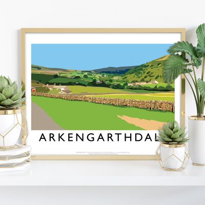 Arkengarthdale por el artista Richard O'Neill - 11X14" Impresión de arte