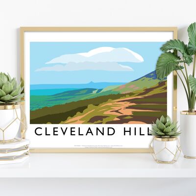 Cleveland Hills von Künstler Richard O'Neill - Kunstdruck