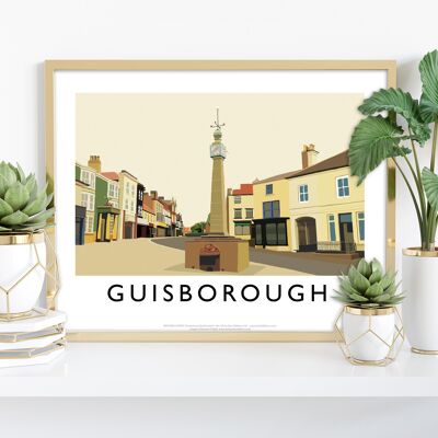 Guisborough por el artista Richard O'Neill - Impresión de arte premium