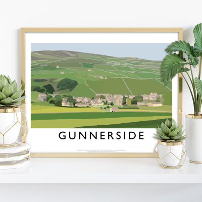 Gunnerside par l'artiste Richard O'Neill - Impression d'art premium