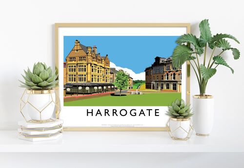 Harrogate By Artist Richard O'Neill - Premium Art Print