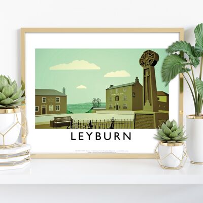 Leyburn 2 von Künstler Richard O'Neill – Premium-Kunstdruck