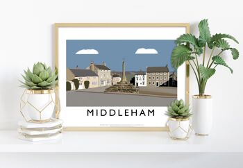 Middleham par l'artiste Richard O'Neill - Impression d'art premium