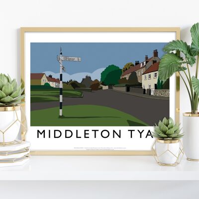 Middleton Tyas By Artist Richard O'Neill - 11X14” Art Print
