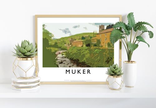 Muker By Artist Richard O'Neill - 11X14” Premium Art Print