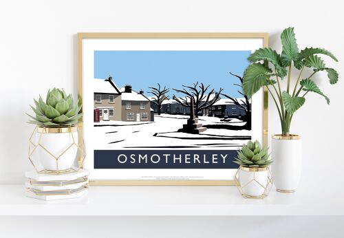 Osmotherley By Artist Richard O'Neill - Premium Art Print