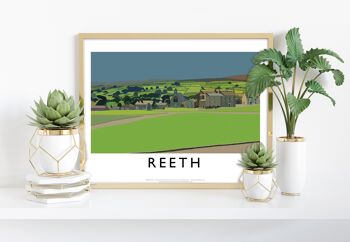 Reeth par l'artiste Richard O'Neill - 11X14" Premium Art Print