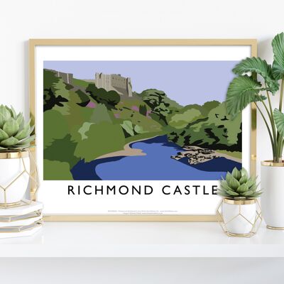 Richmond Castle dell'artista Richard O'Neill - Stampa d'arte