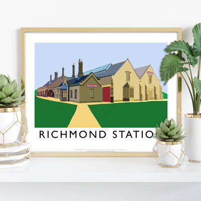 Estación de Richmond por el artista Richard O'Neill - Impresión de arte