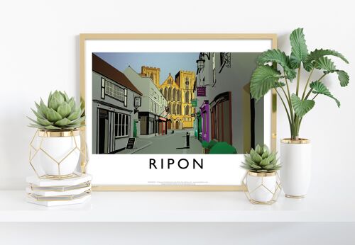 Ripon By Artist Richard O'Neill - 11X14” Premium Art Print