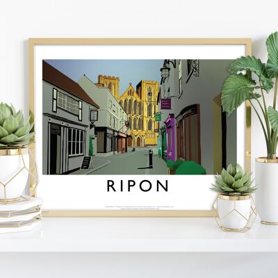 Ripon von Künstler Richard O'Neill – Premium-Kunstdruck, 27,9 x 35,6 cm