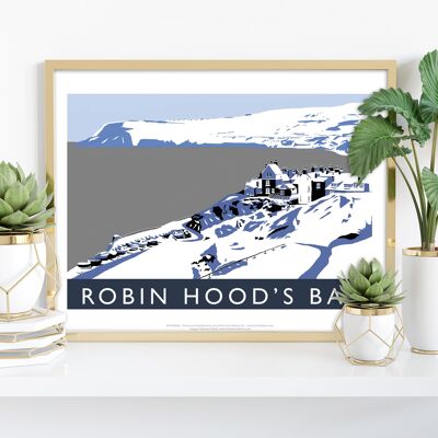 Robin Hoods Bay von Künstler Richard O'Neill - Kunstdruck