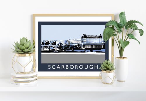 Scarborough (Blue) By Artist Richard O'Neill - Art Print