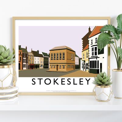 Stokesley By Artist Richard O'Neill - Premium Art Print
