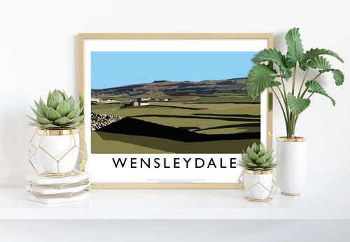 Wensleydale By Artist Richard O'Neill - Premium Art Print