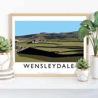 Wensleydale By Artist Richard O'Neill - Premium Art Print