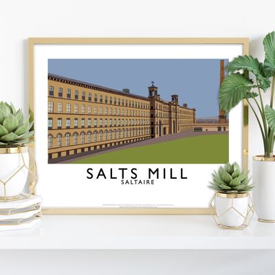 Salts Mill By Artist Richard O'Neill - Premium Art Print