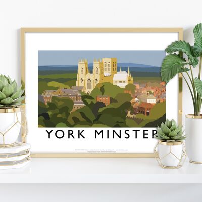 York Minster By Artist Richard O'Neill - Premium Art Print