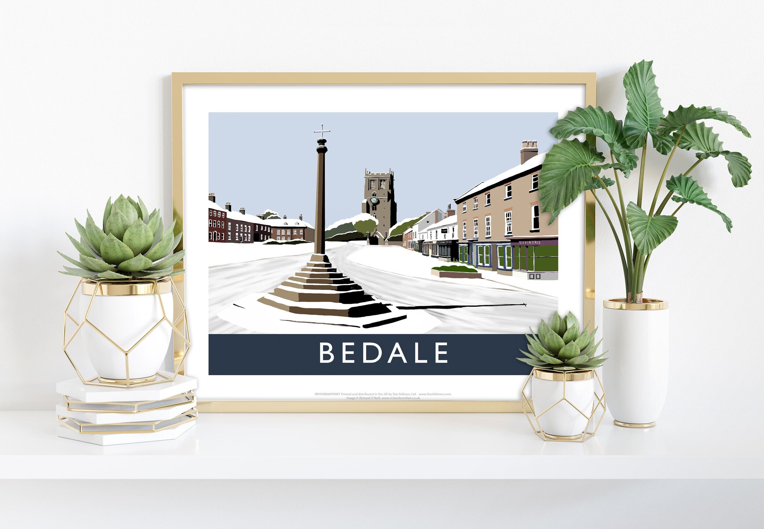 Bedale (Neve) dell'artista Richard O'Neill - Stampa d'arte premium