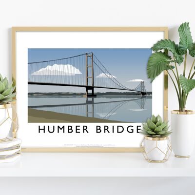 Humber Bridge von Künstler Richard O'Neill – Premium-Kunstdruck