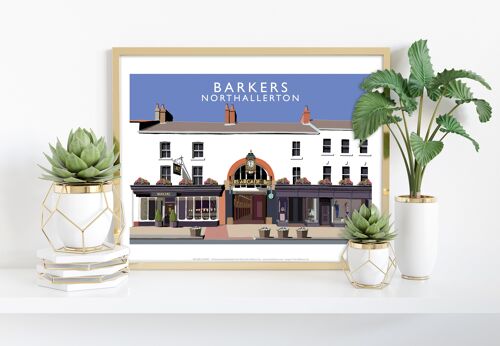 Barkers By Artist Richard O'Neill - 11X14” Premium Art Print