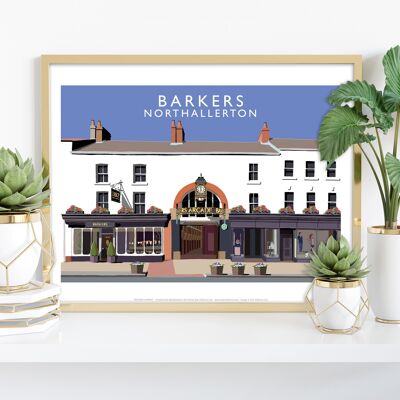 Barkers By Artist Richard O'Neill - 11X14” Premium Art Print