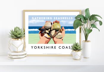 Rassemblement de coquillages, Yorkshire Coast - Impression artistique