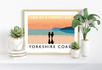 Fin d'une journée parfaite, Yorkshire Coast - Impression artistique