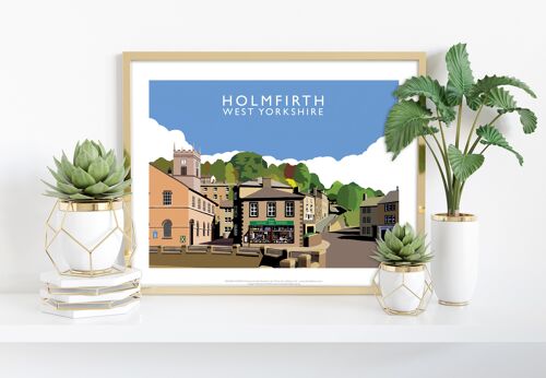 Holmfirth, Yorkshire By Artist Richard O'Neill - Art Print