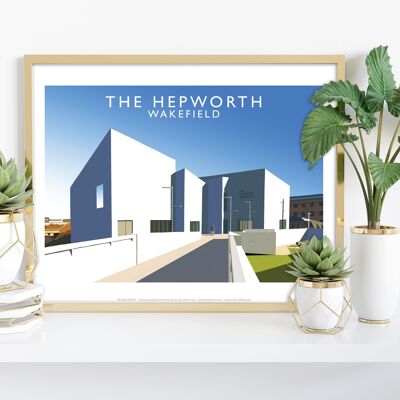 The Hepworth, Wakefield von Künstler Richard O'Neill Kunstdruck