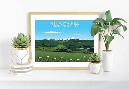 Menwith Hill, Yorkshire By Artist Richard O'Neill Art Print