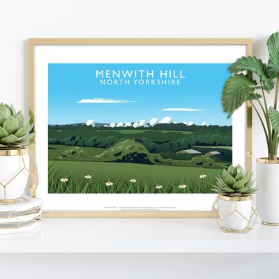 Menwith Hill, Yorkshire By Artist Richard O'Neill Art Print
