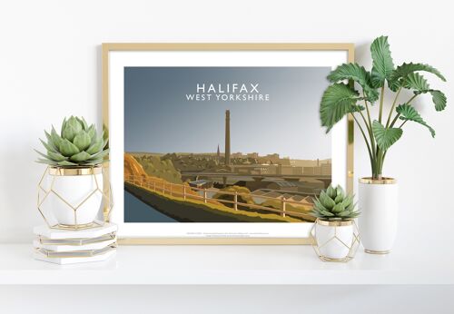 Halifax, Yorkshire By Artist Richard O'Neill - Art Print