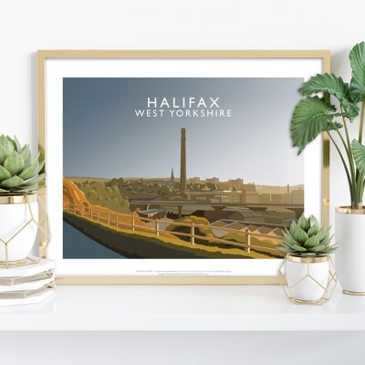 Halifax, Yorkshire par l'artiste Richard O'Neill - Impression artistique