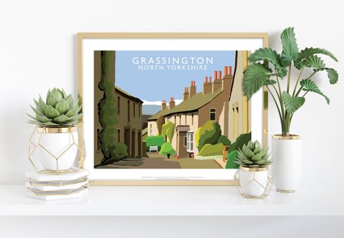 Grassington, Yorkshire By Artist Richard O'Neill Art Print