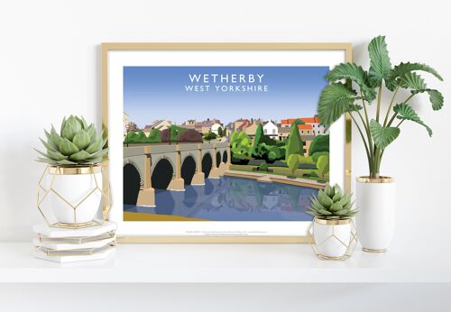 Wetherby, Yorkshire By Artist Richard O'Neill - Art Print