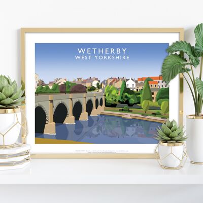 Wetherby, Yorkshire von Künstler Richard O'Neill - Kunstdruck