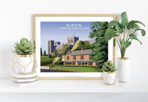 Ripon, Yorkshire By Artist Richard O'Neill - Art Print