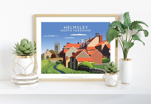 Helmsley, Yorkshire By Artist Richard O'Neill - Art Print