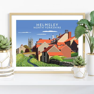 Helmsley, Yorkshire von Künstler Richard O'Neill - Kunstdruck