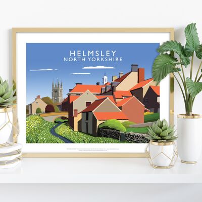 Helmsley, Yorkshire von Künstler Richard O'Neill - Kunstdruck