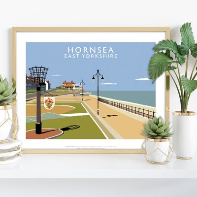 Hornsea, Yorkshire von Künstler Richard O'Neill - Kunstdruck