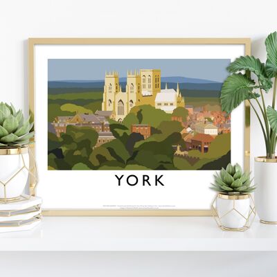 York, Yorkshire par l'artiste Richard O'Neill - Impression artistique