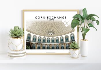 Corn Exchange, Leeds par l'artiste Richard O'Neill - Impression artistique