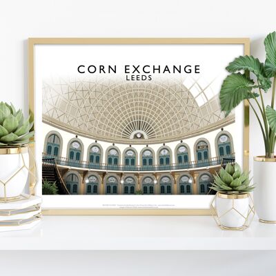 Corn Exchange, Leeds By Artist Richard O'Neill - Art Print