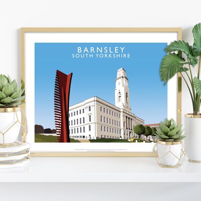 Barnsley par l'artiste Richard O'Neill - Impression d'art premium