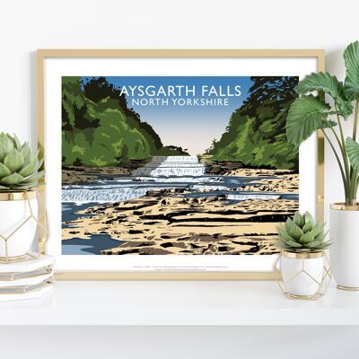 Aysgarth par l'artiste Richard O'Neill - Impression d'art premium