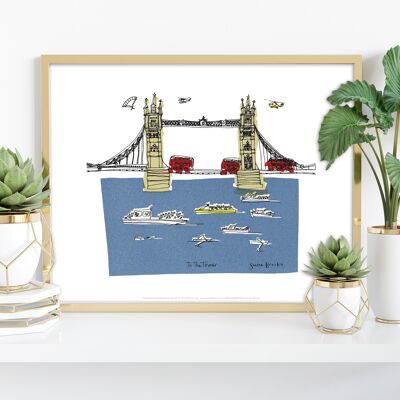 London Tower Bridge – Premium-Kunstdruck im Format 11 x 14 Zoll