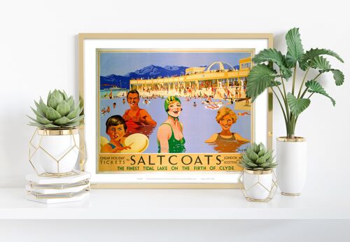 Saltcoats, Firth Of Clyde, Scotland - Premium Art Print